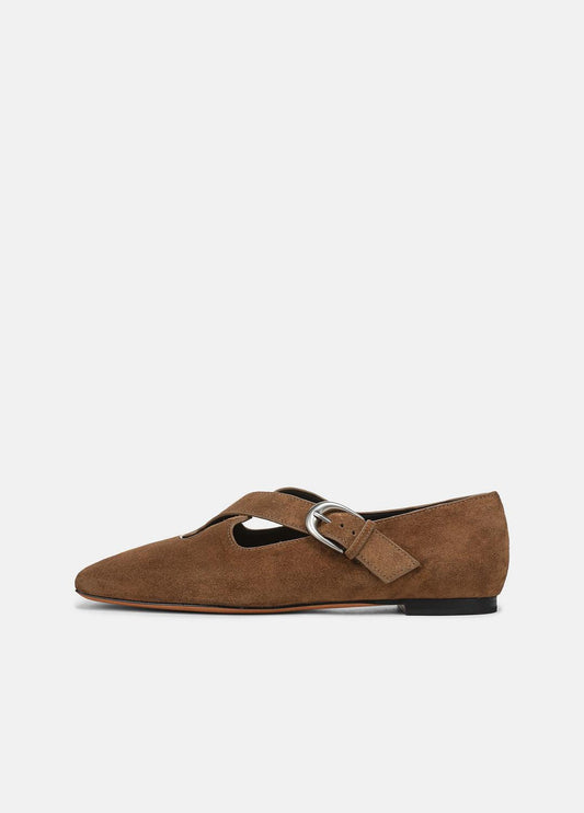 VINCE Women Cici Suede Flat in Loafers & Flats ELMWOOD