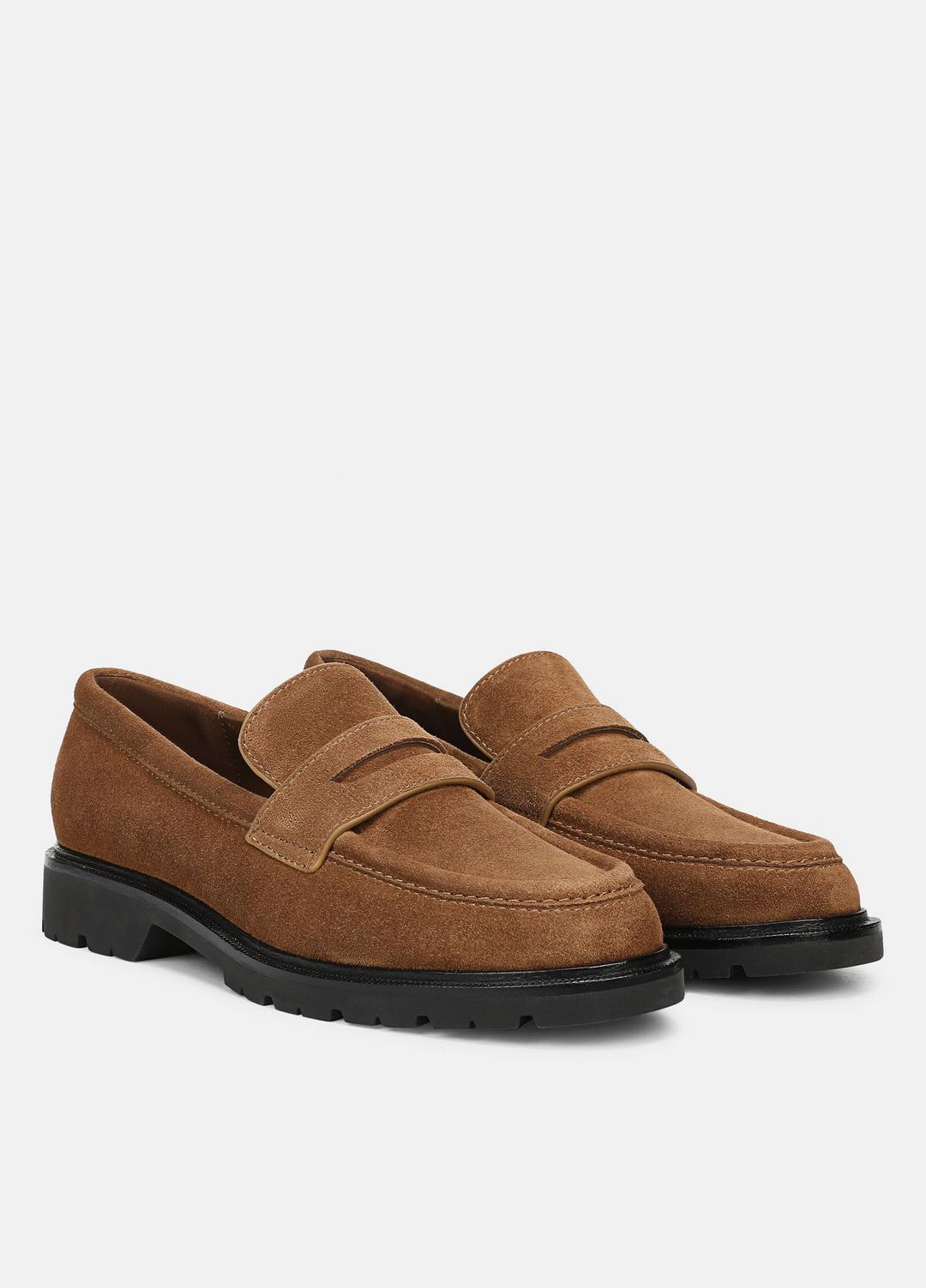 VINCE Women Siena Suede Lug-Sole Loafer in Loafers & Flats ELM WOOD