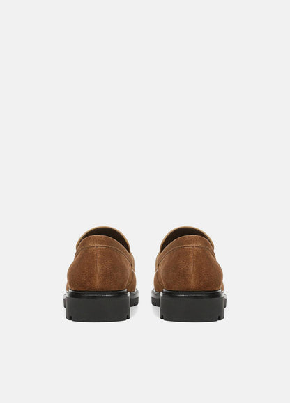 VINCE Women Siena Suede Lug-Sole Loafer in Loafers & Flats ELM WOOD