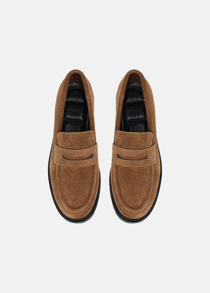 VINCE Women Siena Suede Lug-Sole Loafer in Loafers & Flats ELM WOOD