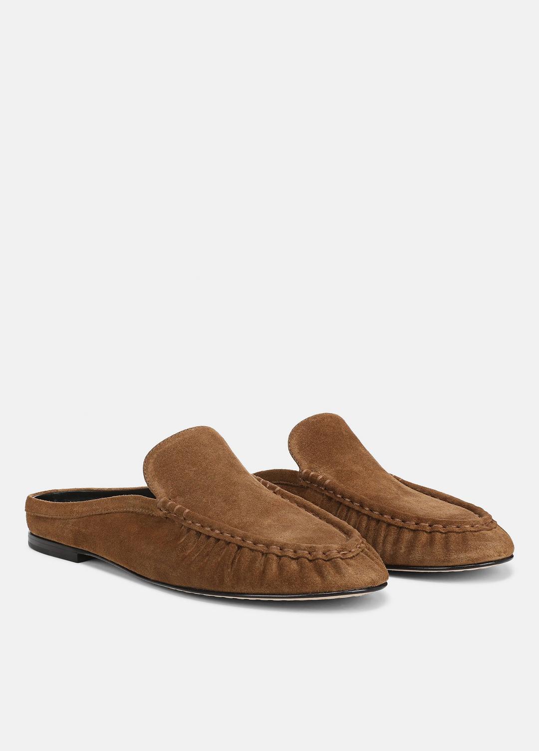 VINCE Women Tevin Suede Mule in Loafers & Flats ELMWOOD