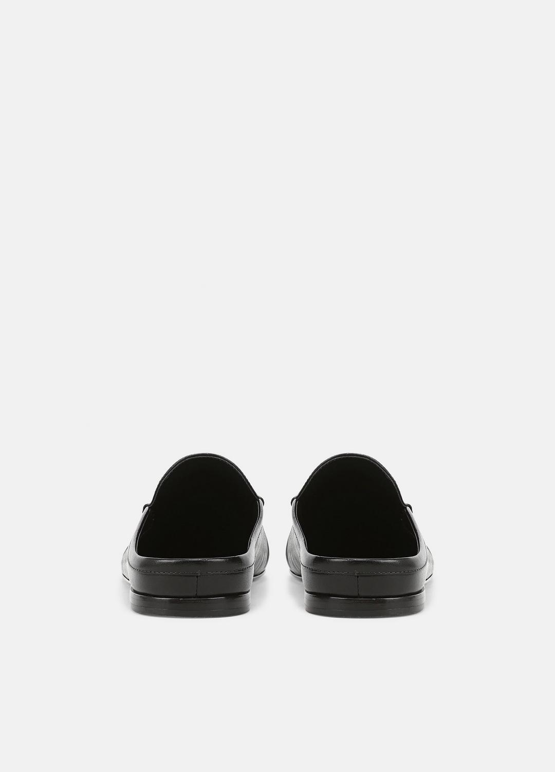 VINCE Women Tevin Leather Mule in Loafers & Flats BLACK