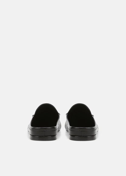 VINCE Women Tevin Leather Mule in Loafers & Flats BLACK