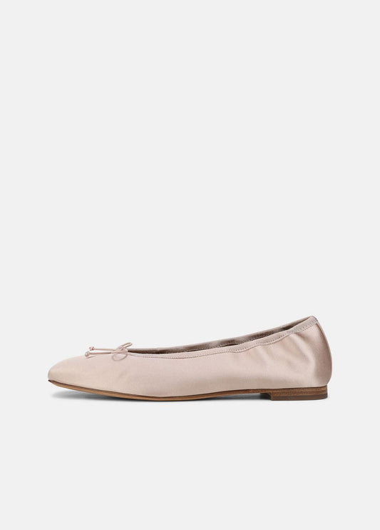 VINCE Women Darla Satin Ballet Flat in Loafers & Flats CASA ROSA