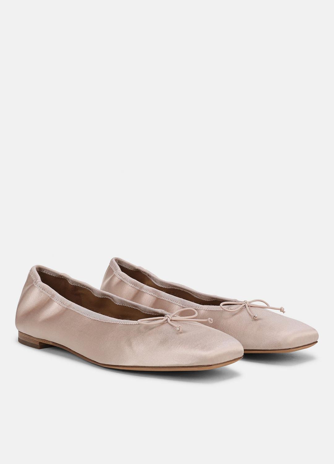 VINCE Women Darla Satin Ballet Flat in Loafers & Flats CASA ROSA