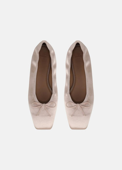 VINCE Women Darla Satin Ballet Flat in Loafers & Flats CASA ROSA