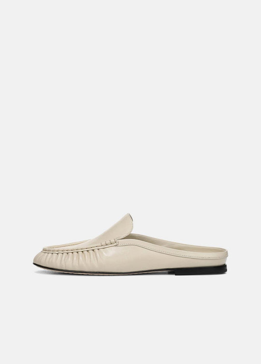 VINCE Women Tevin Leather Mule in Loafers & Flats MOONLIGHT