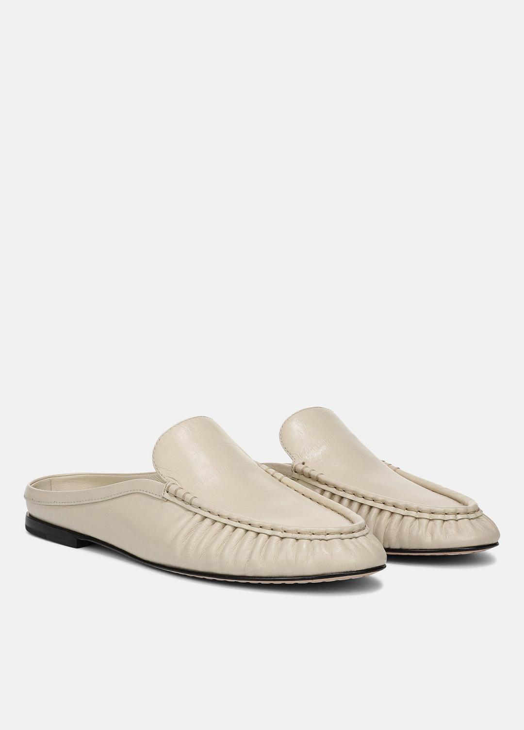 VINCE Women Tevin Leather Mule in Loafers & Flats MOONLIGHT