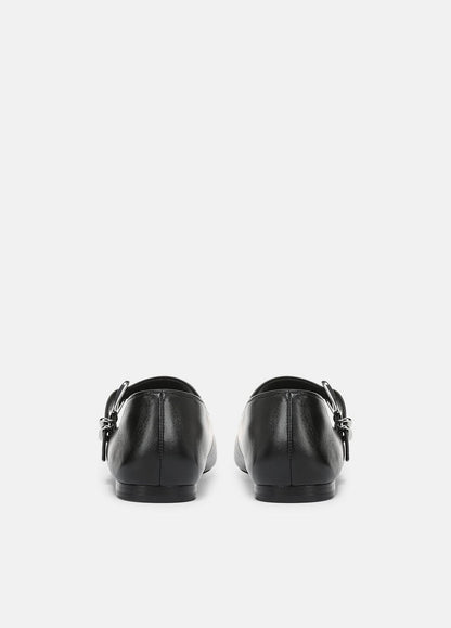 VINCE Women Daniela Leather Mary Jane Flat in Loafers & Flats BLACK