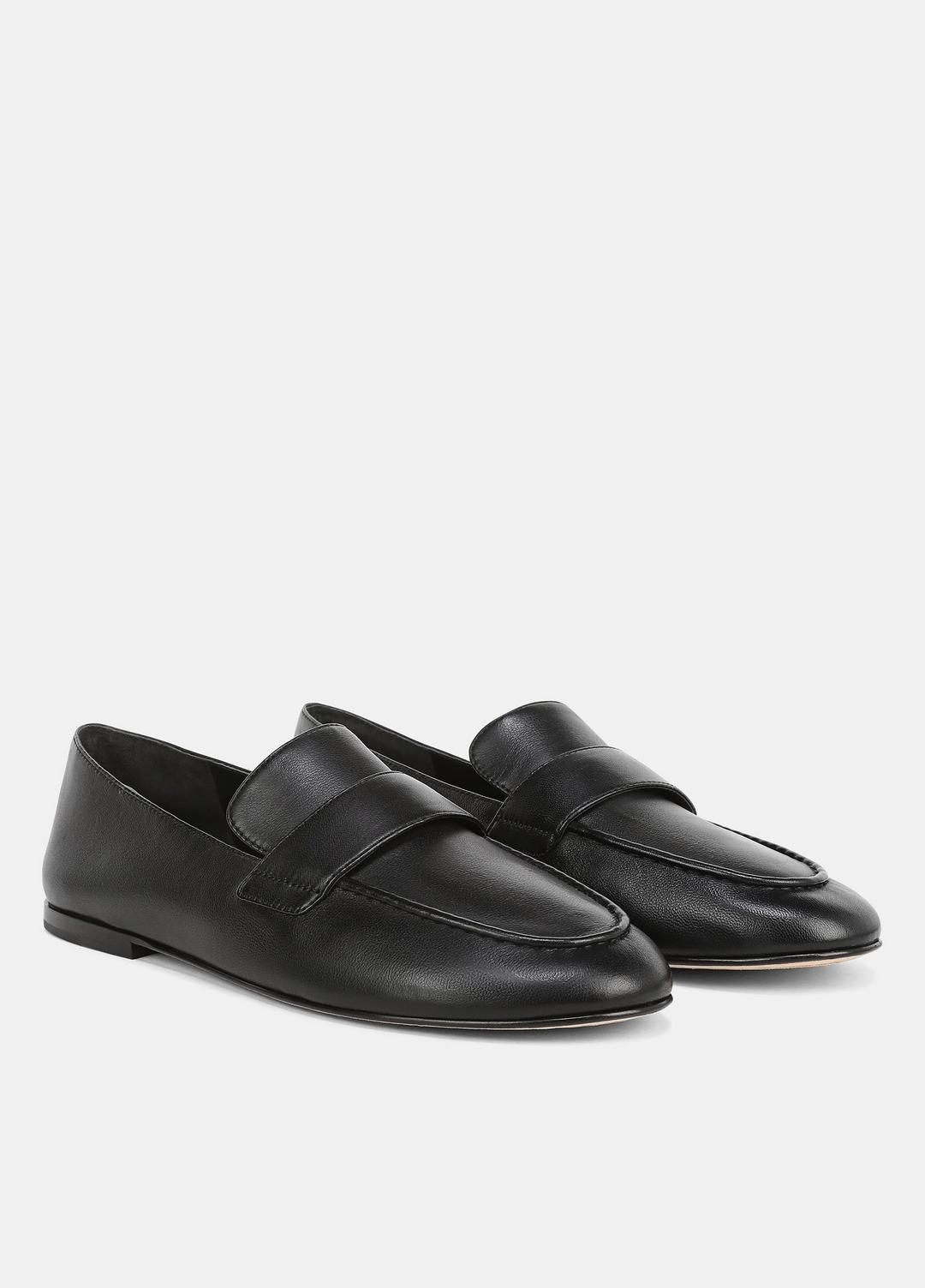VINCE Women Tommi Leather Loafer in Loafers & Flats BLACK