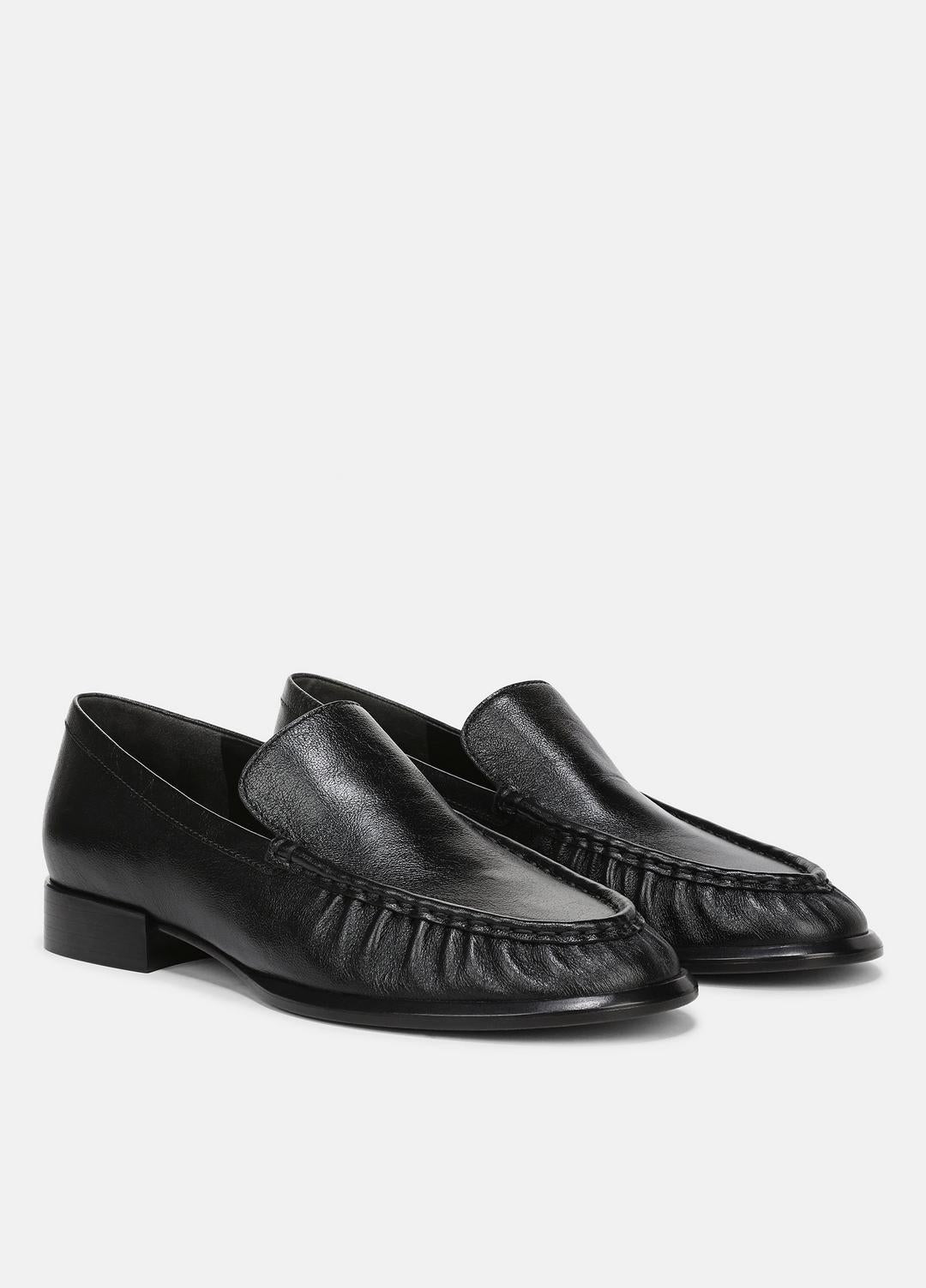 VINCE Women Nora Leather Loafer in Loafers & Flats BLACK