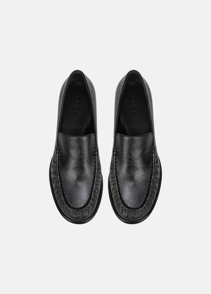 VINCE Women Nora Leather Loafer in Loafers & Flats BLACK