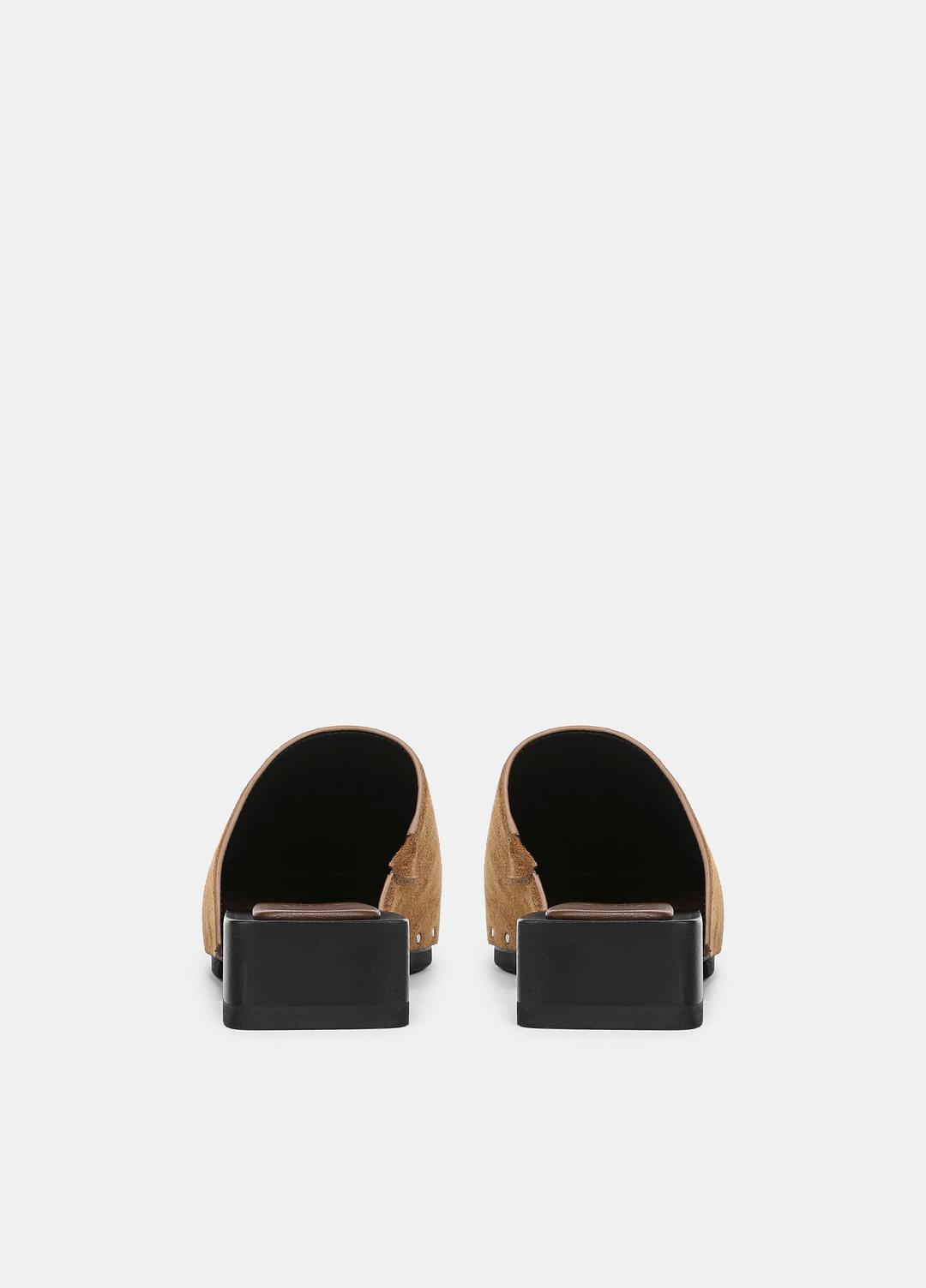 VINCE Women Margarita Suede Clog in Loafers & Flats ELMWOOD