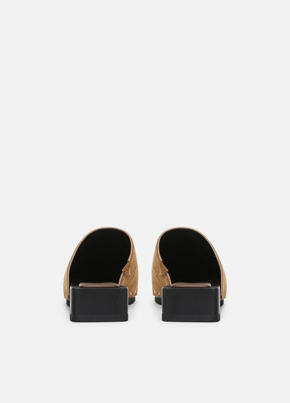 VINCE Women Margarita Suede Clog in Loafers & Flats ELMWOOD
