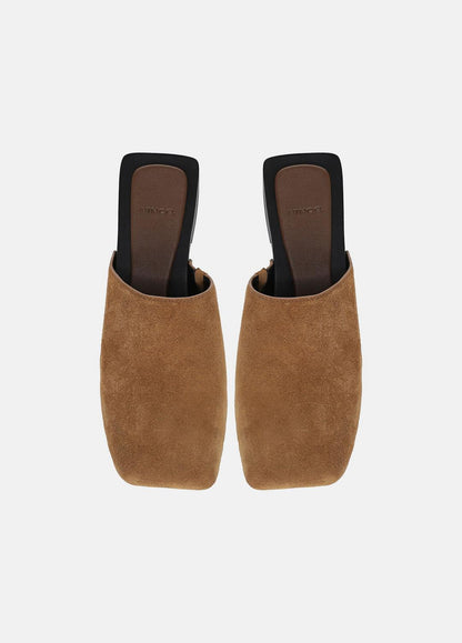 VINCE Women Margarita Suede Clog in Loafers & Flats ELMWOOD
