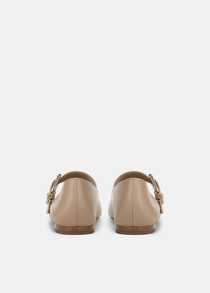 VINCE Women Daniela Leather Mary Jane Flat in Loafers & Flats WARM ALMOND