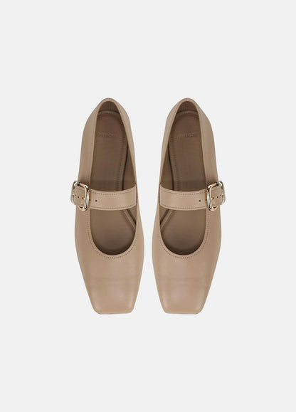 VINCE Women Daniela Leather Mary Jane Flat in Loafers & Flats WARM ALMOND