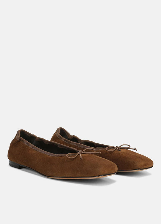Darla Suede Ballet Flat in Loafers & Flats - ELMWOOD | VINCE Women