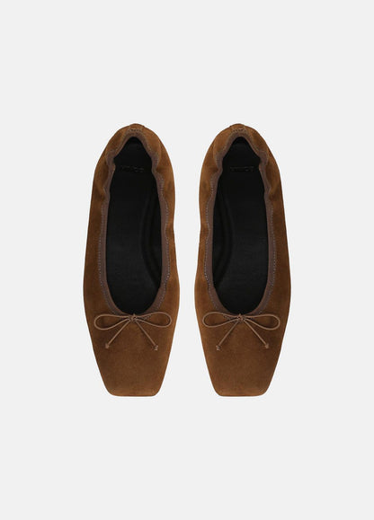 VINCE Women Darla Suede Ballet Flat in Loafers & Flats ELMWOOD