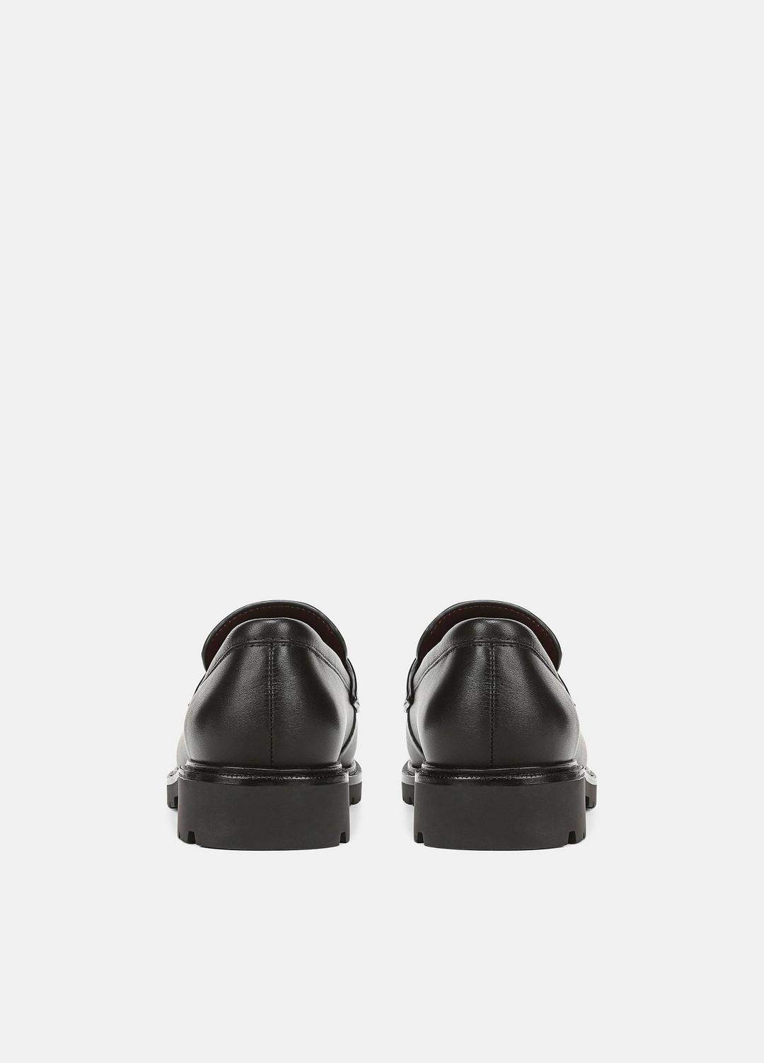 VINCE Women Siena Leather Lug-Sole Loafer in Loafers & Flats BLACK