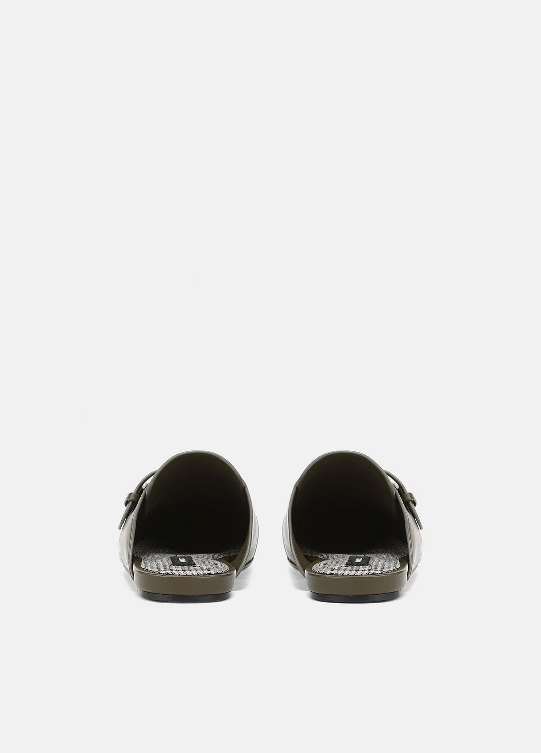VINCE Women Minetta Leather Loafer Mule in Loafers & Flats MILITARE