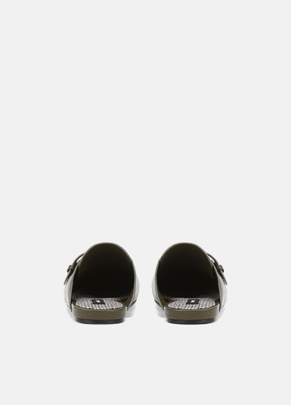 VINCE Women Minetta Leather Loafer Mule in Loafers & Flats MILITARE
