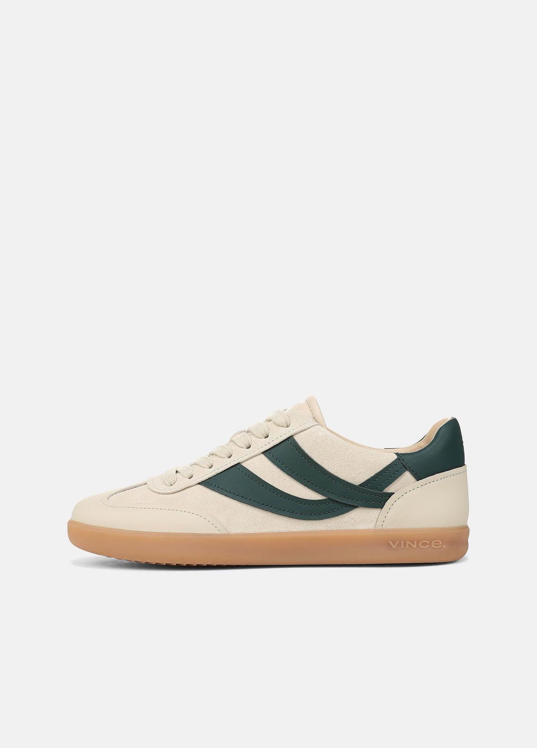 VINCE Women Oasis Suede & Leather Runner Sneaker in Sneakers MACADEMIA/INDIGO