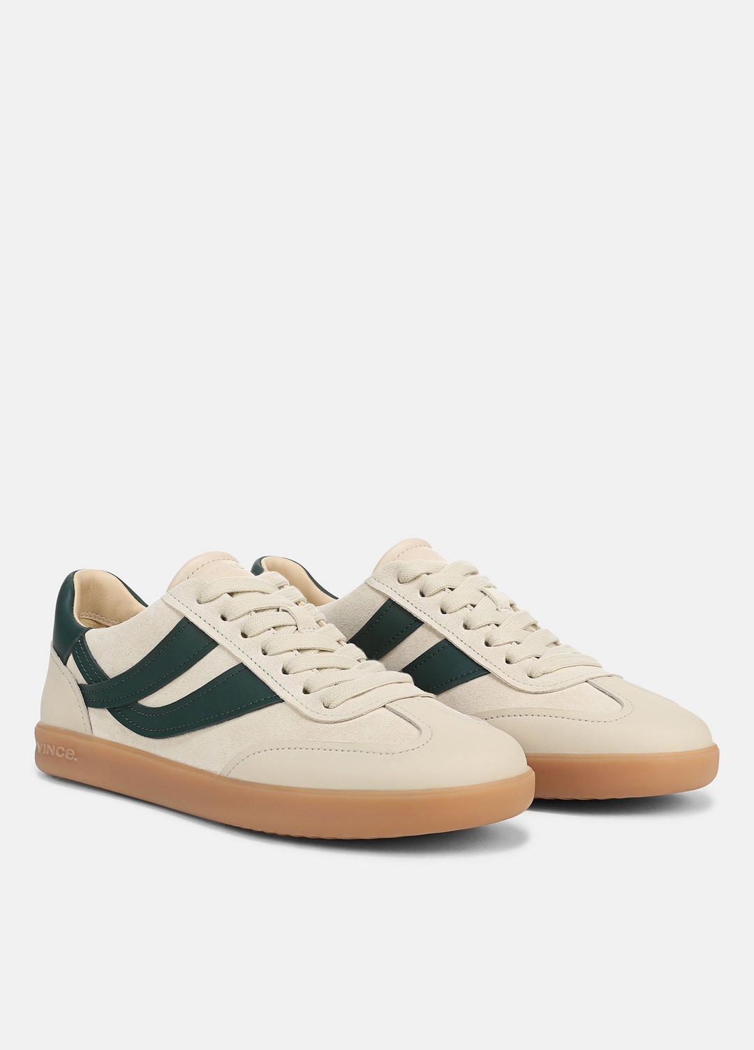 VINCE Women Oasis Suede & Leather Runner Sneaker in Sneakers MACADEMIA/INDIGO
