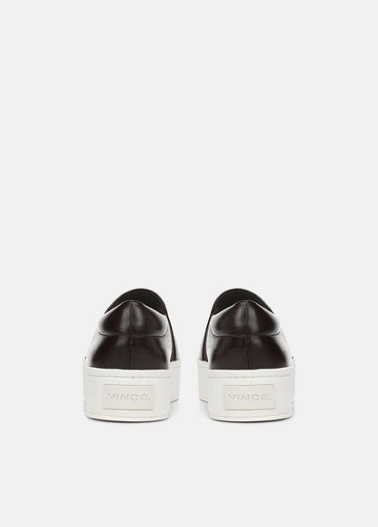 VINCE Women Warren Leather Sneaker in Sneakers GANACHE