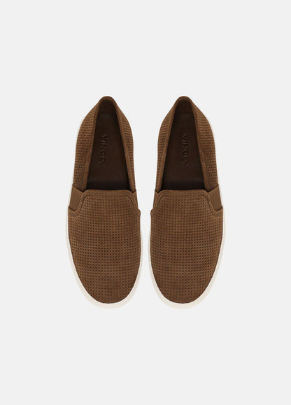 VINCE Women Blair Perforated Suede Sneaker in Sneakers ELMWOOD