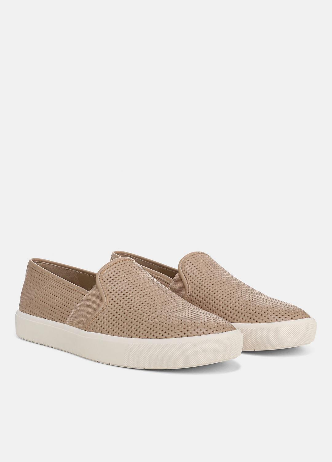 VINCE Women Blair Perforated Leather Sneaker in Sneakers WARM ALMOND