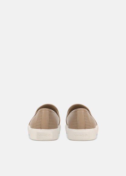 VINCE Women Blair Perforated Leather Sneaker in Sneakers WARM ALMOND