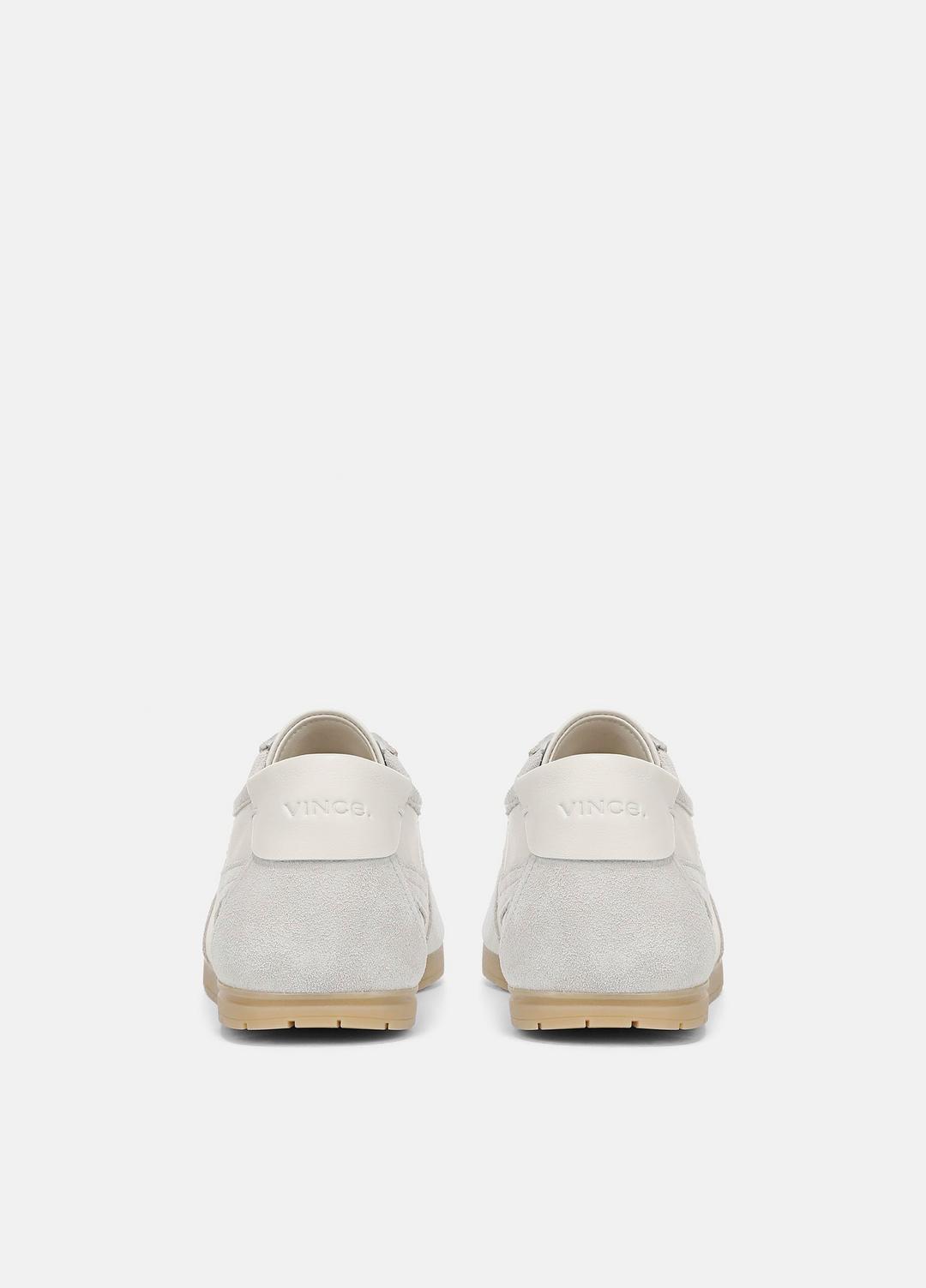 VINCE Women LA Leather & Suede Runner Sneaker in Sneakers HORCHATA/PEBBLE WHITE