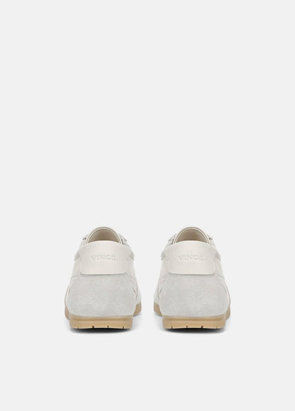 VINCE Women LA Leather & Suede Runner Sneaker in Sneakers HORCHATA/PEBBLE WHITE