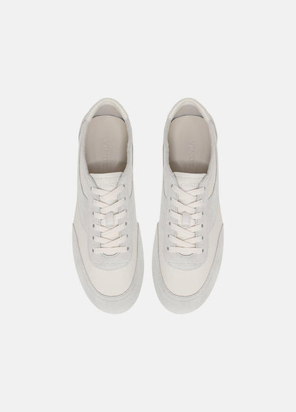 VINCE Women LA Leather & Suede Runner Sneaker in Sneakers HORCHATA/PEBBLE WHITE
