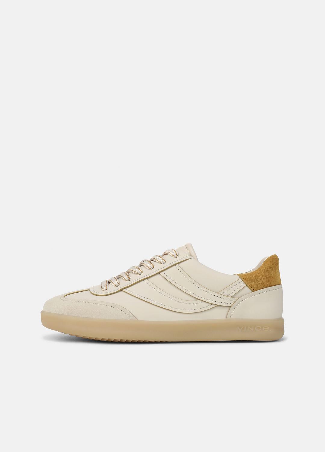 VINCE Women Oasis Contrast-Edge Leather & Suede Sneaker in Sneakers MOONLIGHT/GOLDEN DESERT