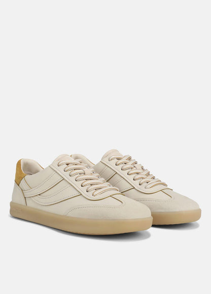 VINCE Women Oasis Contrast-Edge Leather & Suede Sneaker in Sneakers MOONLIGHT/GOLDEN DESERT