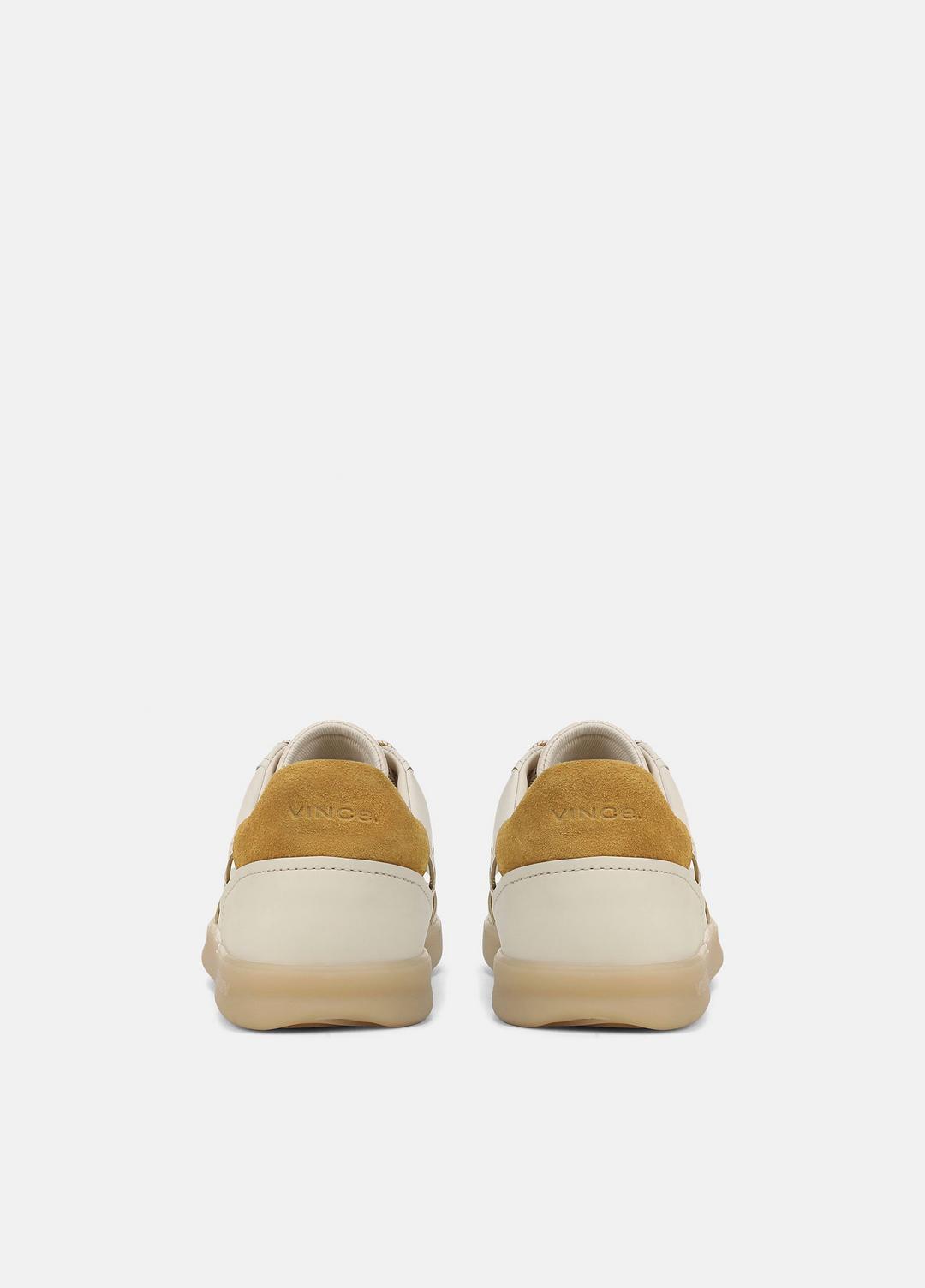VINCE Women Oasis Contrast-Edge Leather & Suede Sneaker in Sneakers MOONLIGHT/GOLDEN DESERT