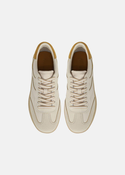 VINCE Women Oasis Contrast-Edge Leather & Suede Sneaker in Sneakers MOONLIGHT/GOLDEN DESERT