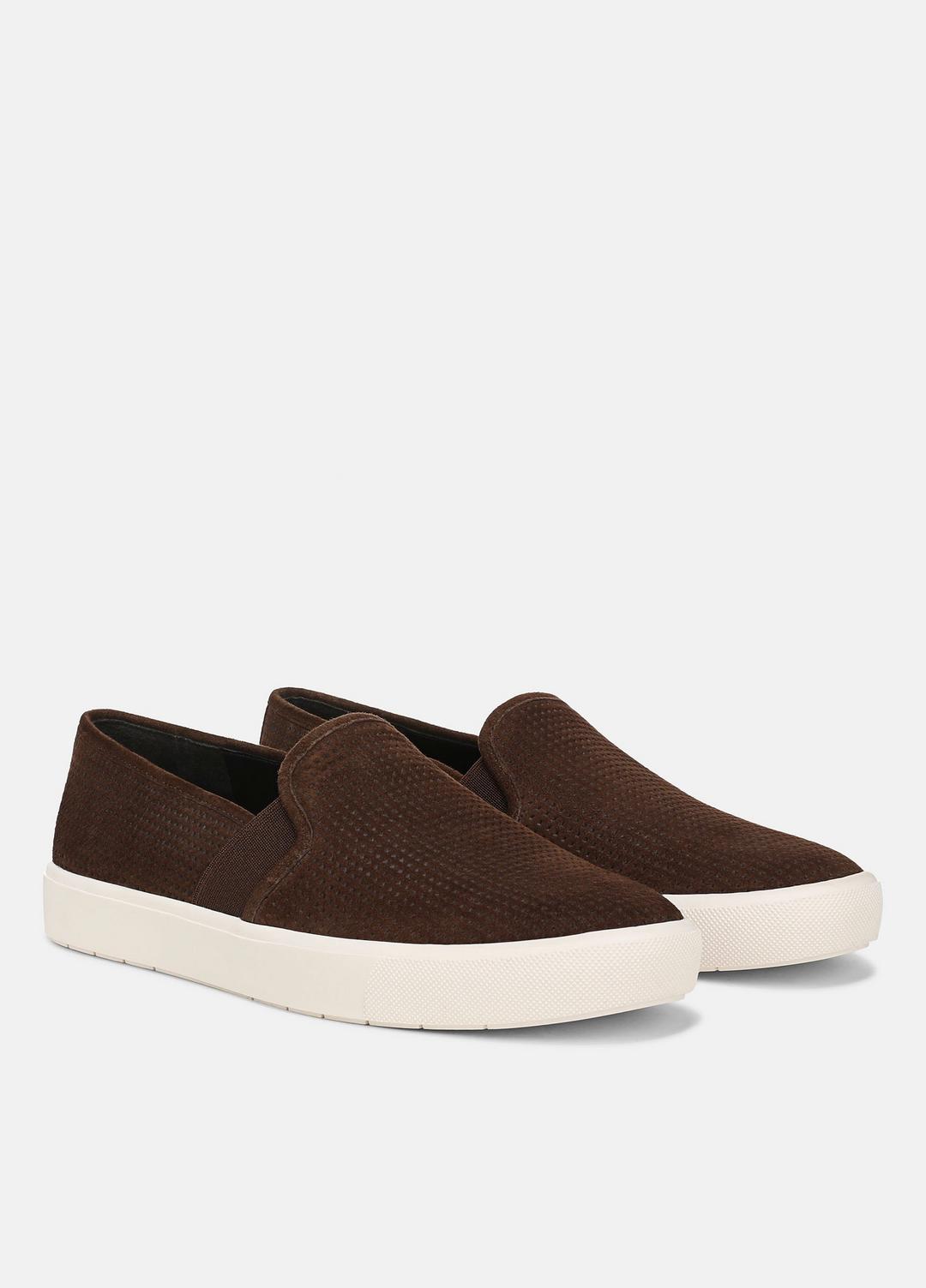 VINCE Women Blair Perforated Suede Sneaker in Sneakers CLOVE