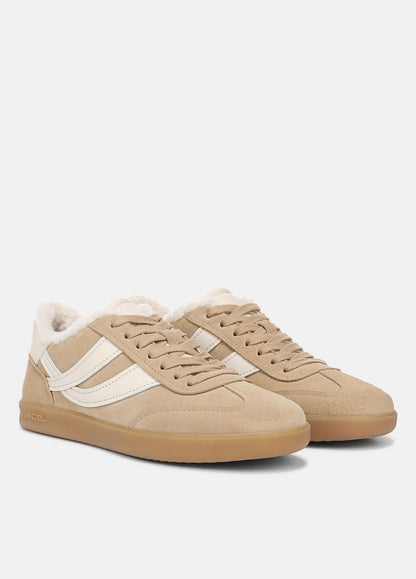 VINCE Women Oasis Suede & Shearling Sneaker in Sneakers SAND TRAIL