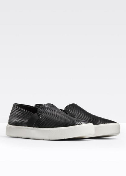 VINCE Women Women's Blair Perforated Leather Sneakers BLACK