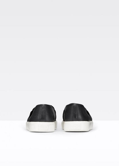 VINCE Women Women's Blair Perforated Leather Sneakers BLACK