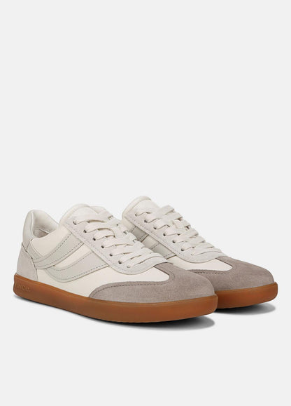 VINCE Women Oasis Leather and Suede Sneaker in Sneakers WHITE FOAM/HORCHATA/HAZELSTONE