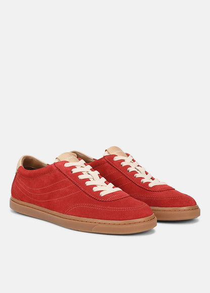 VINCE Women Palm Suede Sneaker in Sneakers POPPY RED