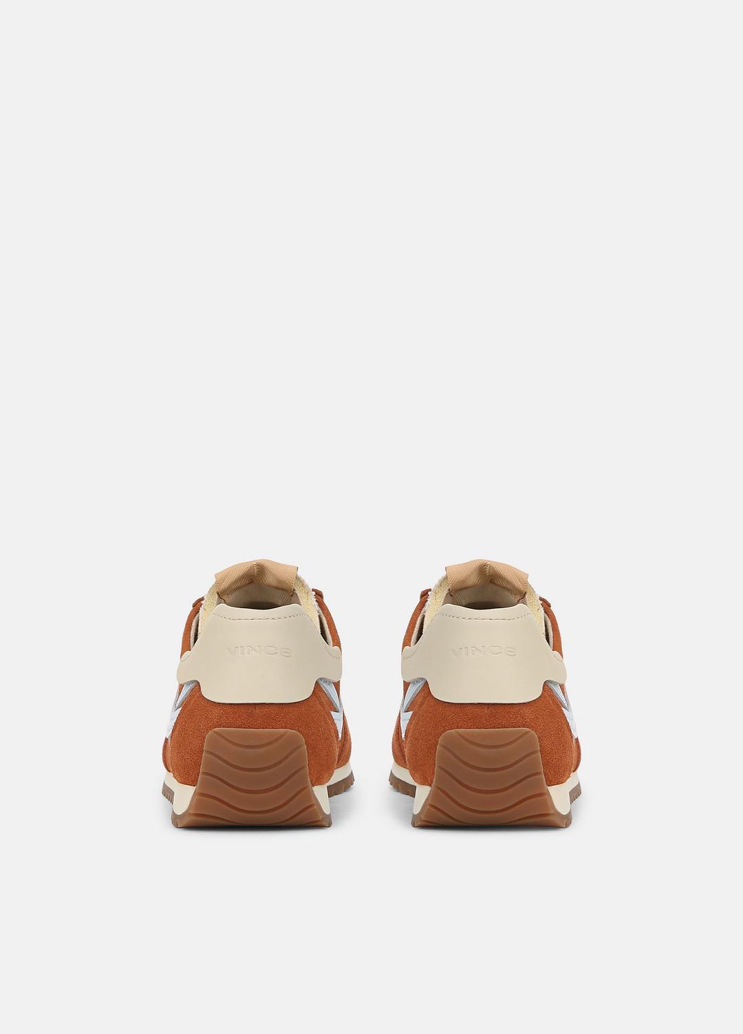 VINCE Women Oasis Suede & Leather Runner Sneaker in Sneakers VINTAGE EMBER/CELESTE