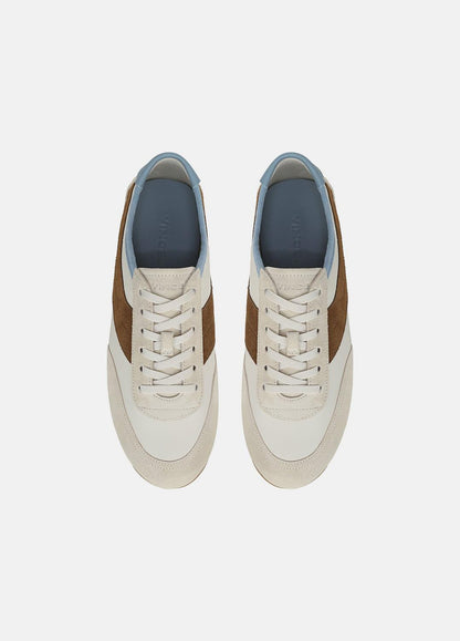 VINCE Women LA Leather & Suede Runner Sneaker in Sneakers MOONLIGHT/ELMWOOD