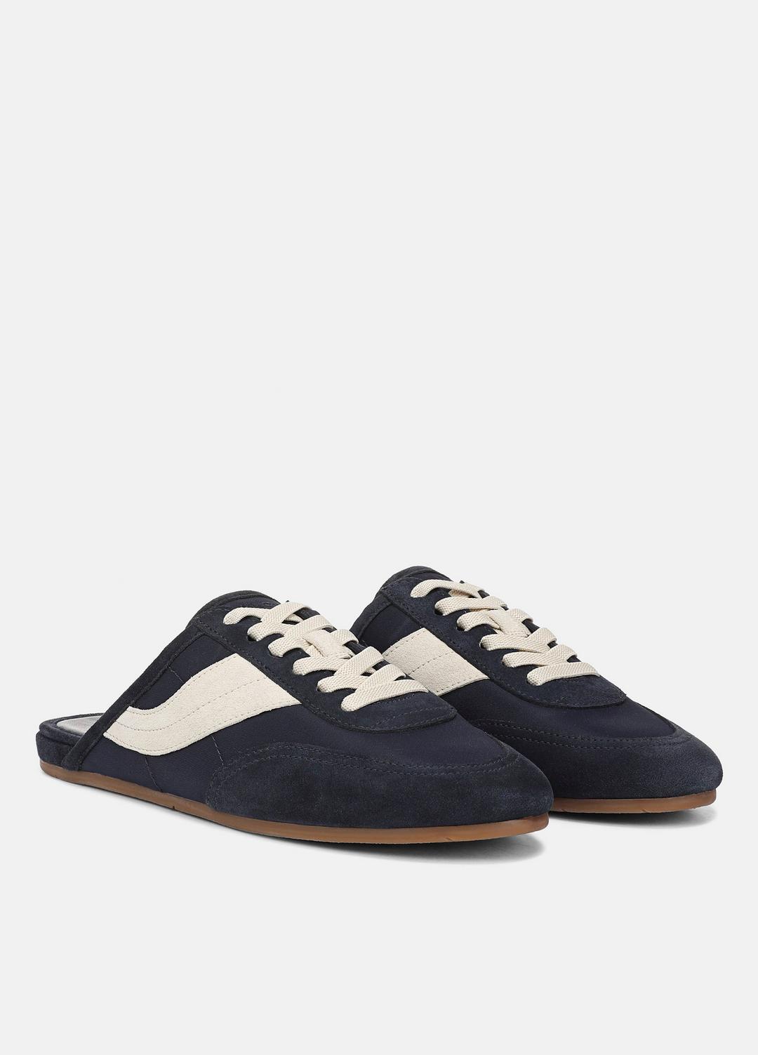 VINCE Women Solstice Suede Sneaker Mule in Sneakers NIGHT BLUE/MOONLIGHT