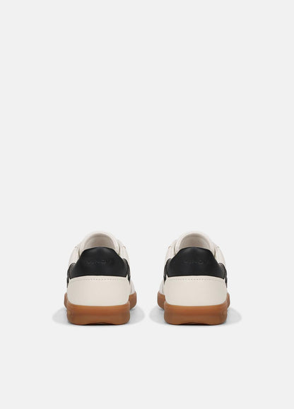 VINCE Women Oasis Leather and Suede Sneaker in Sneakers MILK/NIGHT BLUE