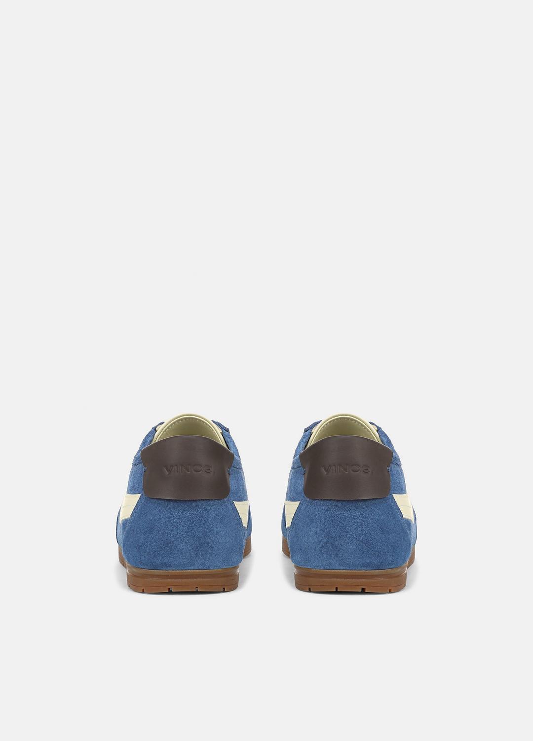 VINCE Women LA Suede & Leather Runner Sneaker in Sneakers INDIGO/STRAW SEED